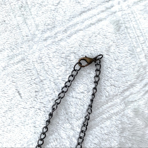 Handmade Long Pink Rhinestone Statement Shoe Lover Charm Necklace - Picture 5 of 6